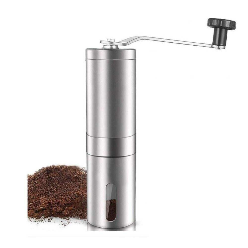 Manual coffee grinder stainless steel body and ceramic burr