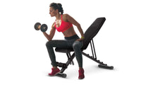Thumbnail for Weight bench with powder coated frame
