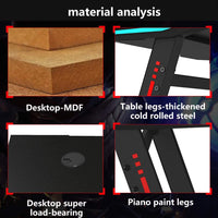 Thumbnail for Gaming Desk Table 100CM RGB