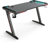 Thumbnail for Gaming Desk Table Computer Desk RGB Light 120cm