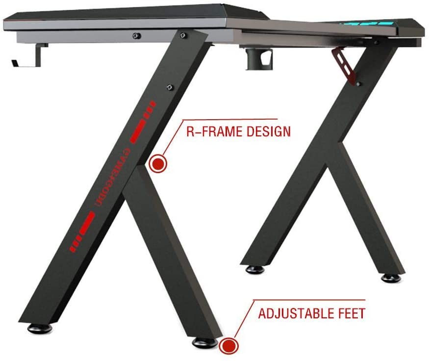 Gaming Chair With Gaming Desk Table