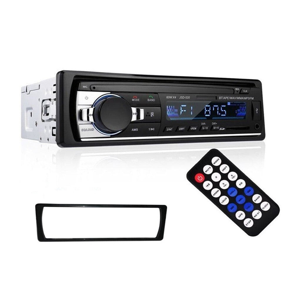 Car stereo JSD-520 front view with display