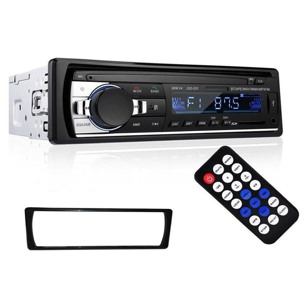 Car stereo showing preset station buttons