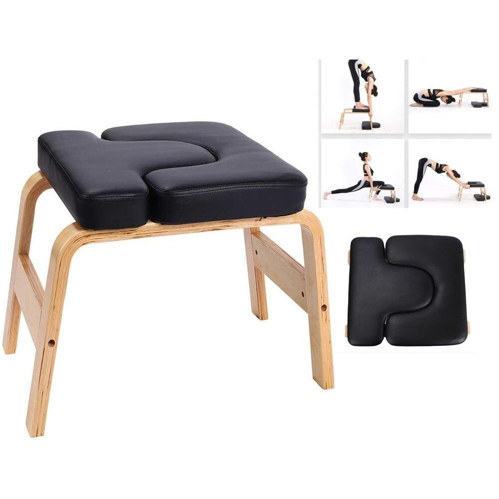 Yoga stool used for headstand and inversion exercises