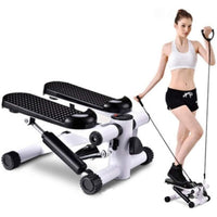 Thumbnail for Stepper with resistance bands attached for arm workout