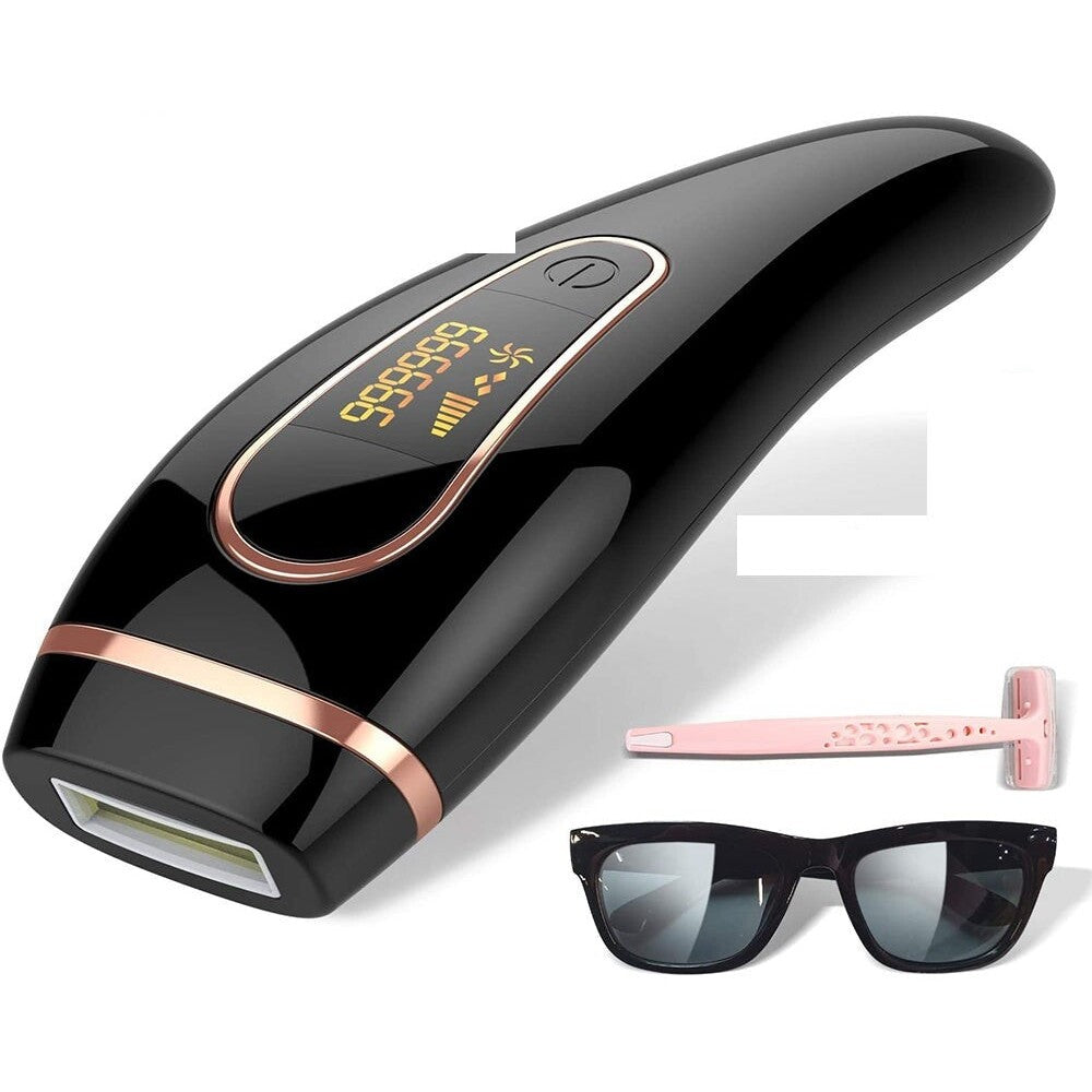 IPL device held in hand showing size