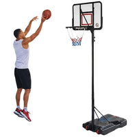 Thumbnail for Basketball Hoop with stand height adjustable Hoop 3.05m