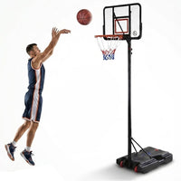 Thumbnail for Basketball Hoop with stand height adjustable Hoop 3.05m