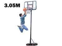 Thumbnail for Basketball Hoop Stand with backboard 3.05 M Adjustable Height Promo