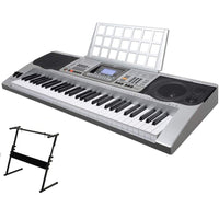 Thumbnail for Electronic keyboard piano 61 keys with Z shaped stand