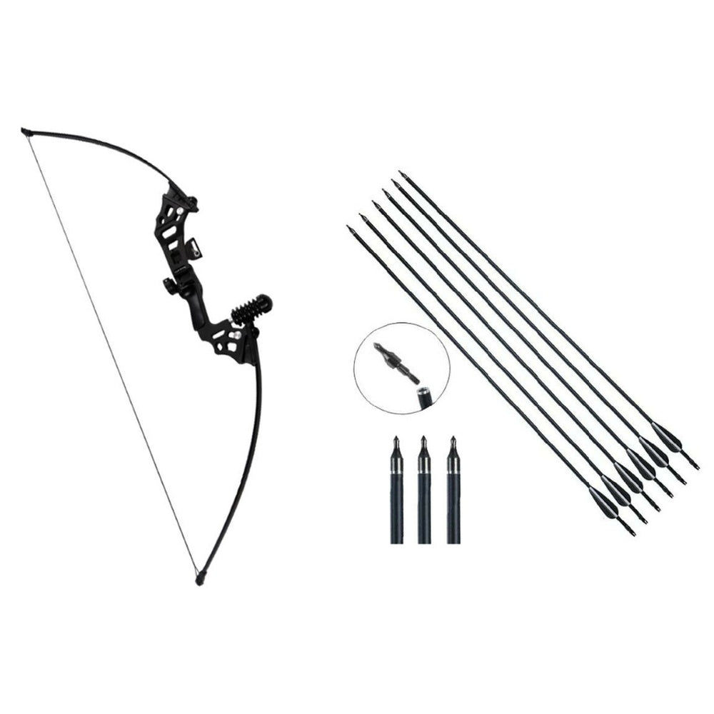 Archery set packaged for outdoor use
