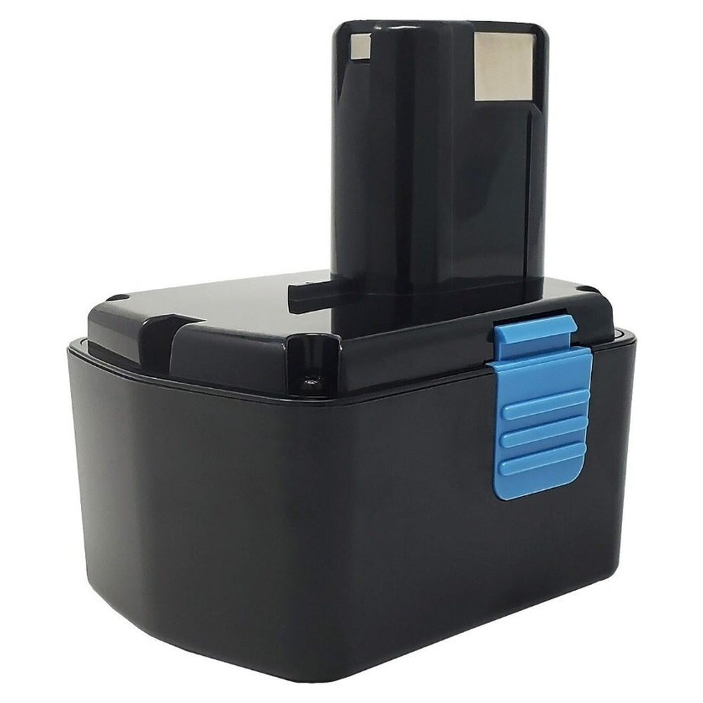 Hitachi 144V battery with safety markings