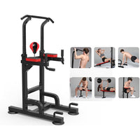 Thumbnail for Chin up pull up station power tower steel frame front view