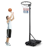 Thumbnail for Netball hoop and stand packed for delivery