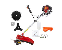 Thumbnail for Brushcutter with cutting attachments