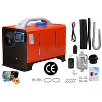 Thumbnail for 8KW diesel air heater red and black unit