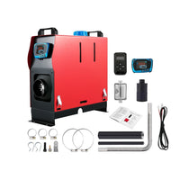 Thumbnail for Portable diesel air heater red and black