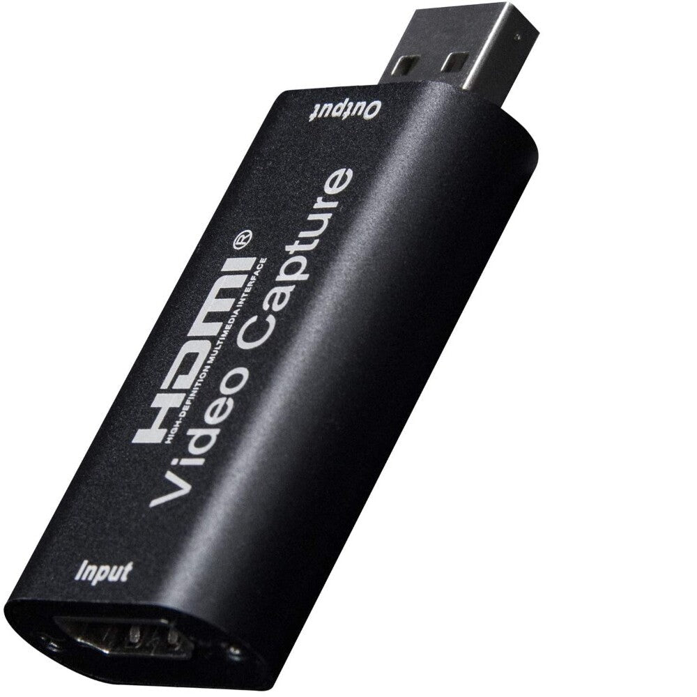 HDMI to USB video capture card front view with ports