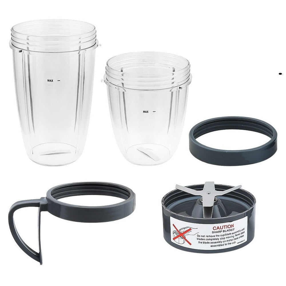 Juicer cups and blade set with user instructions