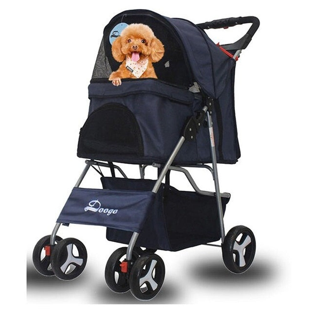 Pet Stroller mesh window for pet airflow