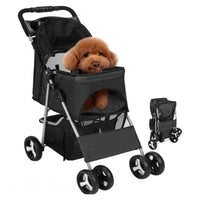 Thumbnail for Pet Stroller showing mesh window for airflow