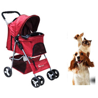 Thumbnail for Pet stroller open showing pet space