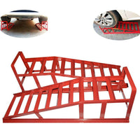 Thumbnail for Car Ramps Pair 2000kg Ramp Red