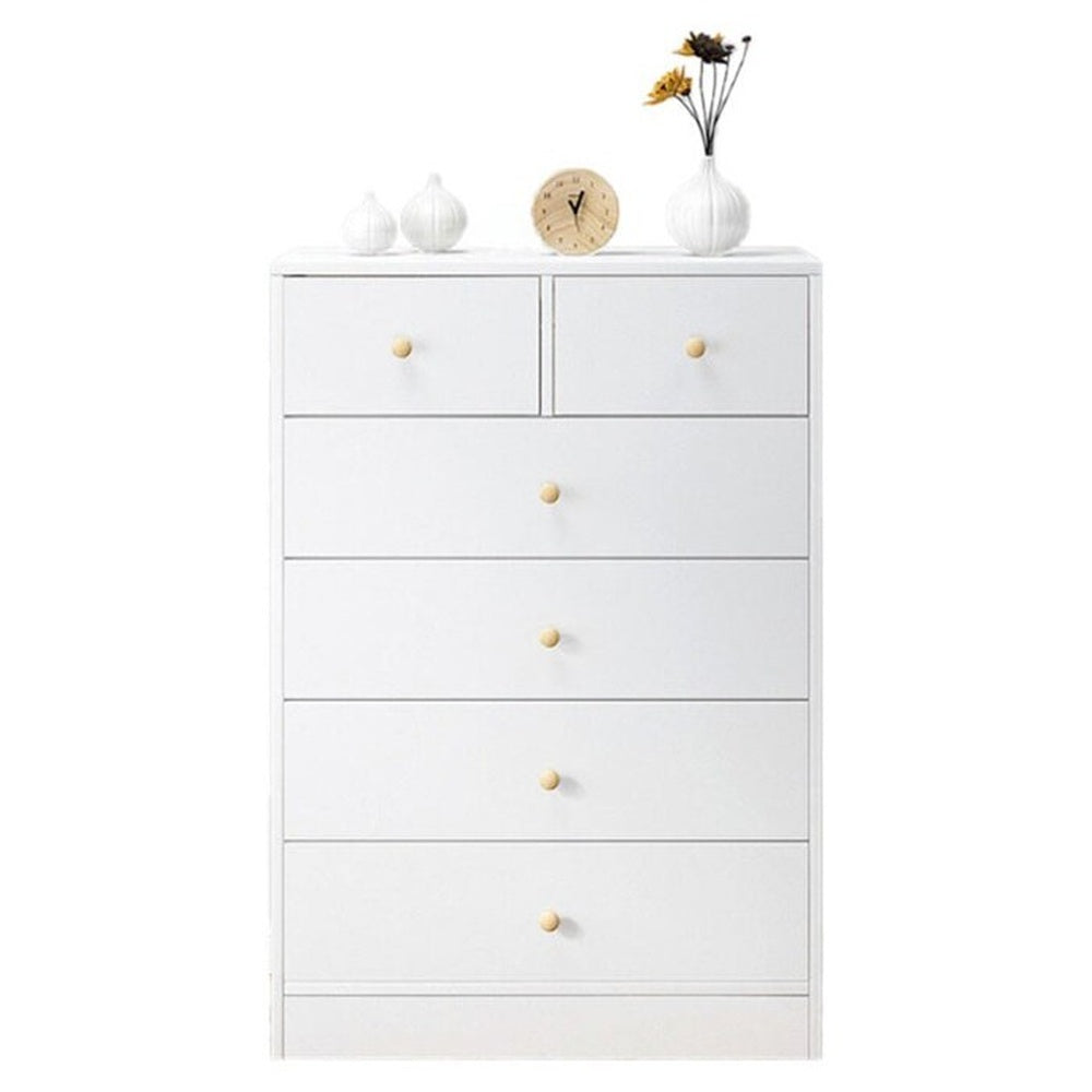 Tallboy Modern White Tall boy Chest of Drawers Dresser