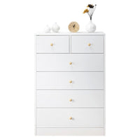 Thumbnail for Tallboy Modern White Tall boy Chest of Drawers Dresser