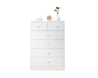 Thumbnail for Tallboy Modern White Tall boy Chest of Drawers Dresser