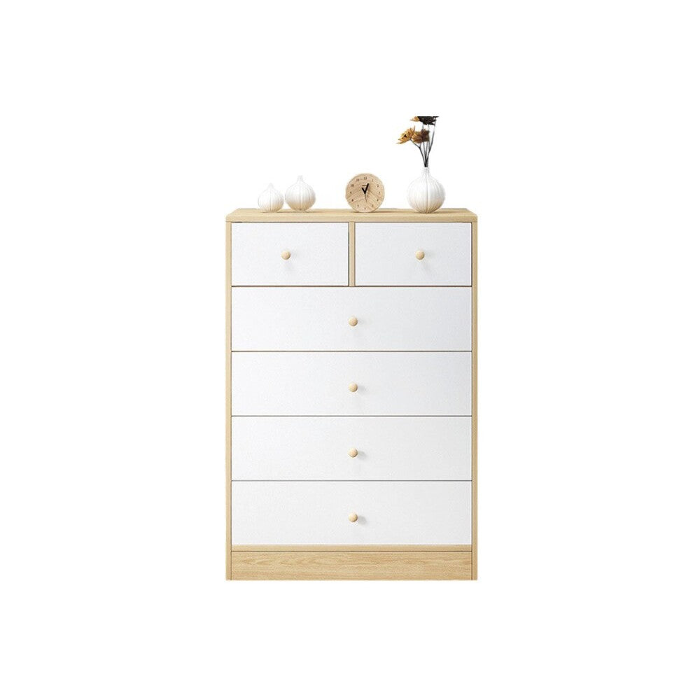 Tallboy chest of drawers side angle