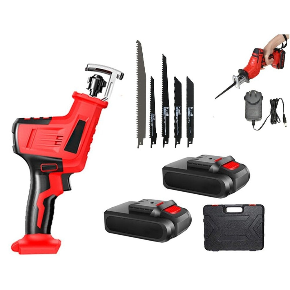 Reciprocating saw safety double lock switch detail