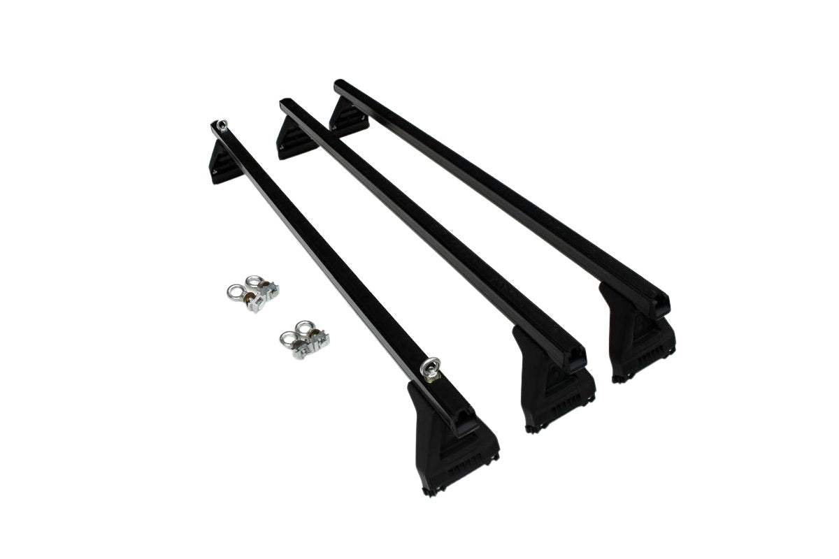 Set of three roof racks for 150kg total load