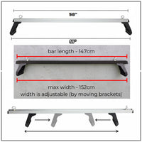 Thumbnail for Car Roof Racks Cross Bar Roof Rack for Gutter Mount