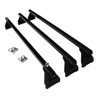 Thumbnail for Roof racks with locking clamps installed