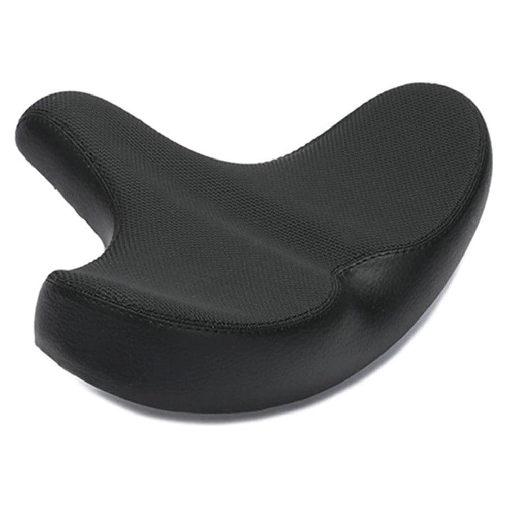 Bike saddle in outdoor cycling setting