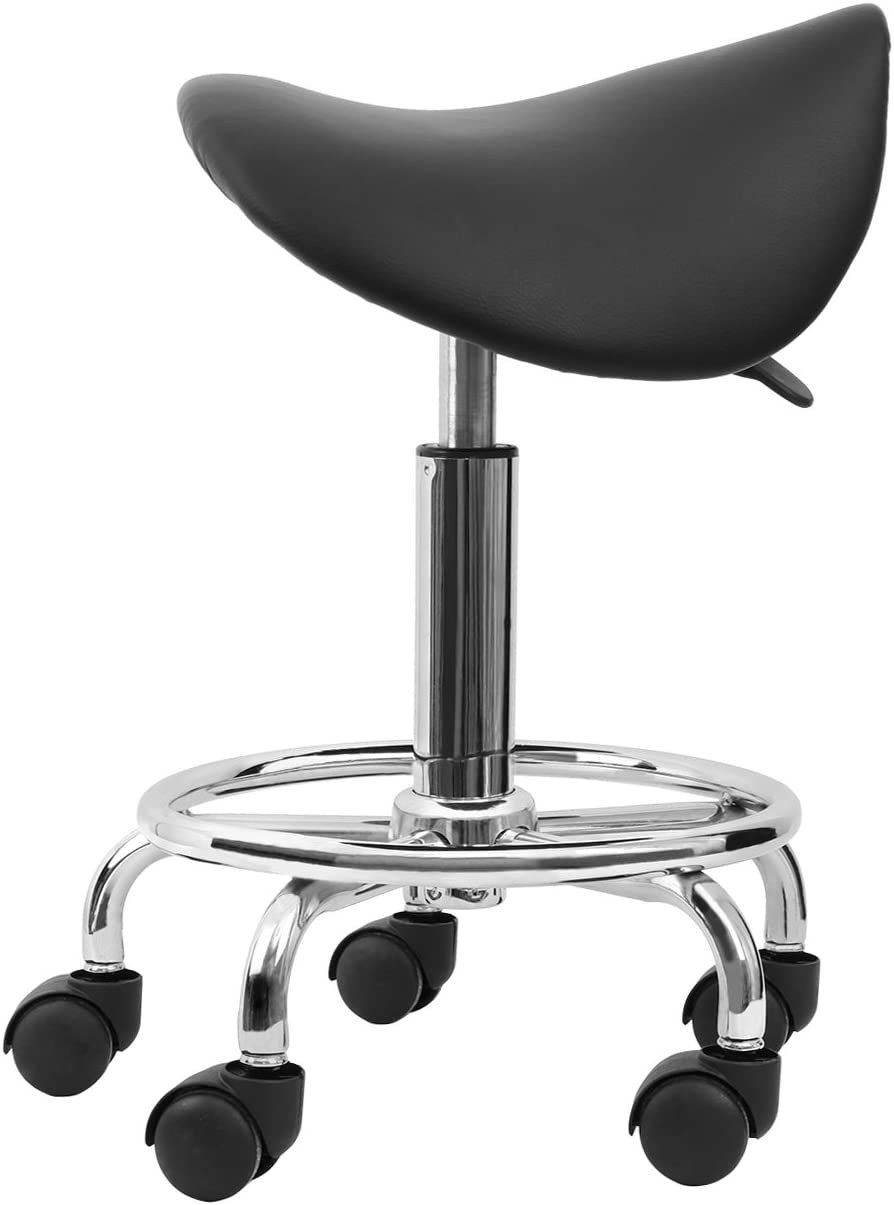 Side view showing adjustable height lever