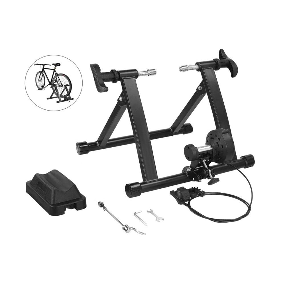 Trainer used with road bike indoors