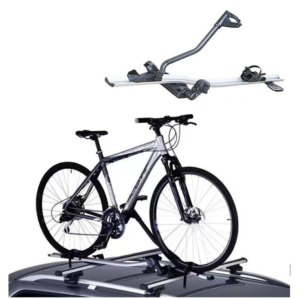 Bike rack in outdoor travel setting