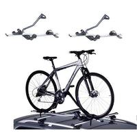 Thumbnail for Silver bike rack car roof bicycle carrier 2PCS