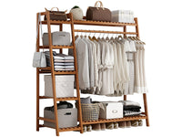 Thumbnail for Bamboo Wardrobe Clothes Rack