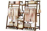 Thumbnail for Bamboo Wardrobe Clothes Rack