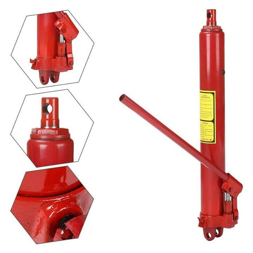 Jack with 50cm long handle for leverage