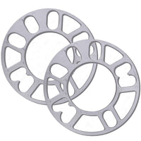 Thumbnail for Wheel spacers stacked showing aluminium finish