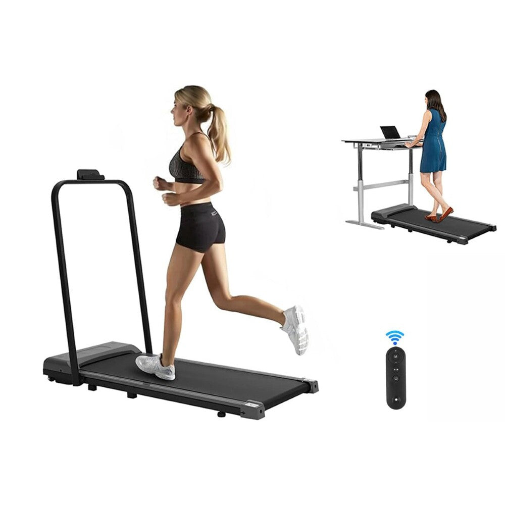 Foldable home gym treadmill full view