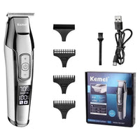 Thumbnail for Cordless hair trimmer with LCD digital display