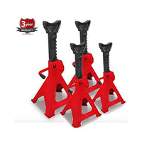 Thumbnail for Pair of 3 ton steel axle stands side view