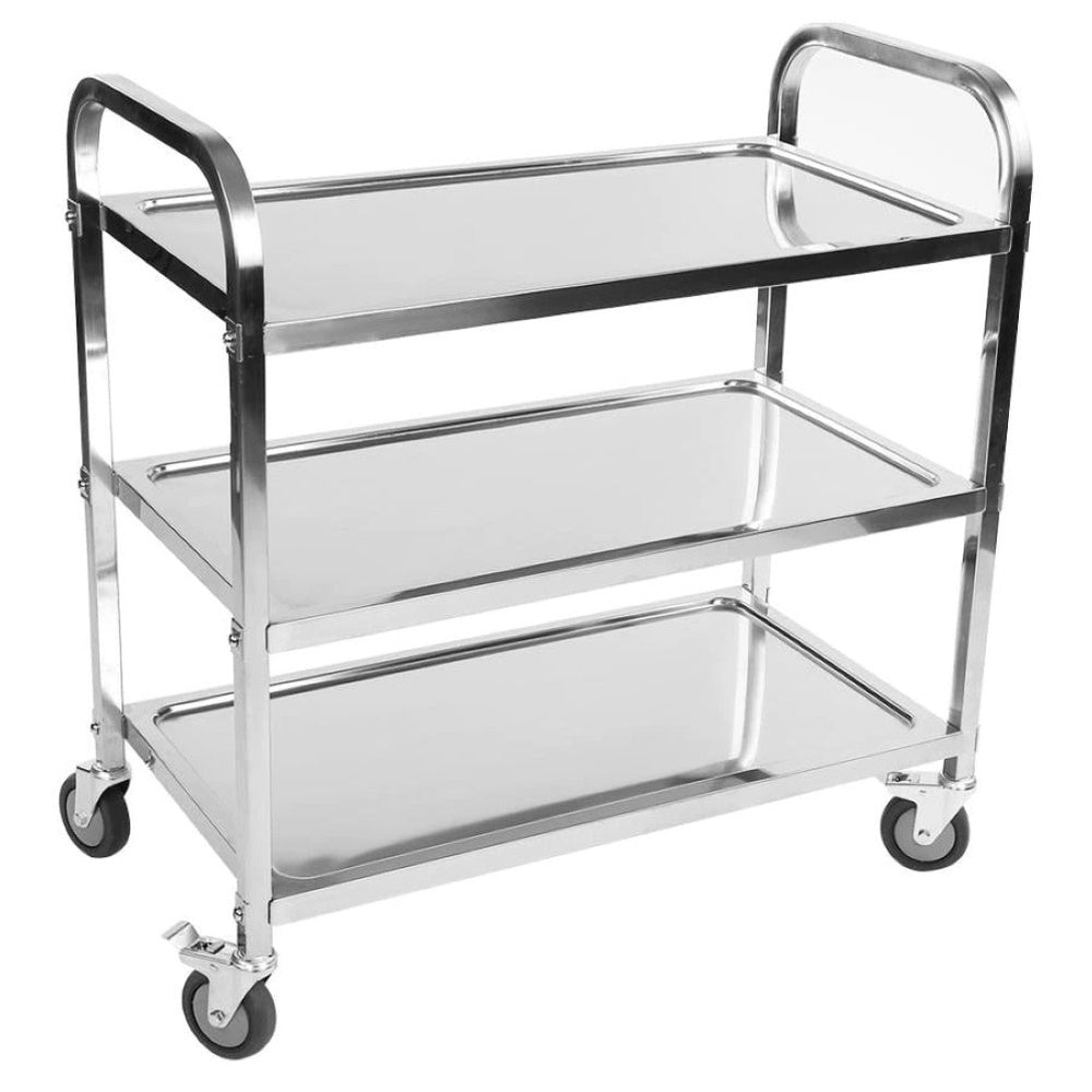 Kitchen trolley showing sturdy frame and design