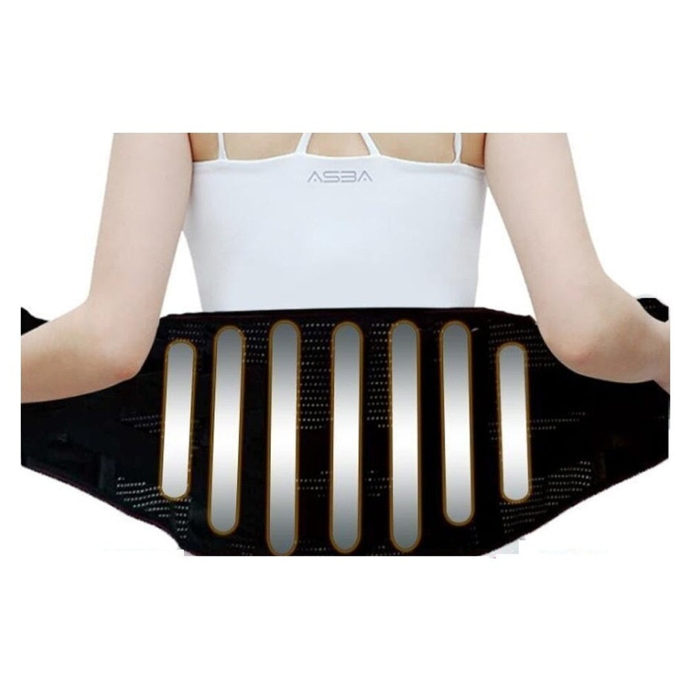 Neoprene lumbar support belt black colour