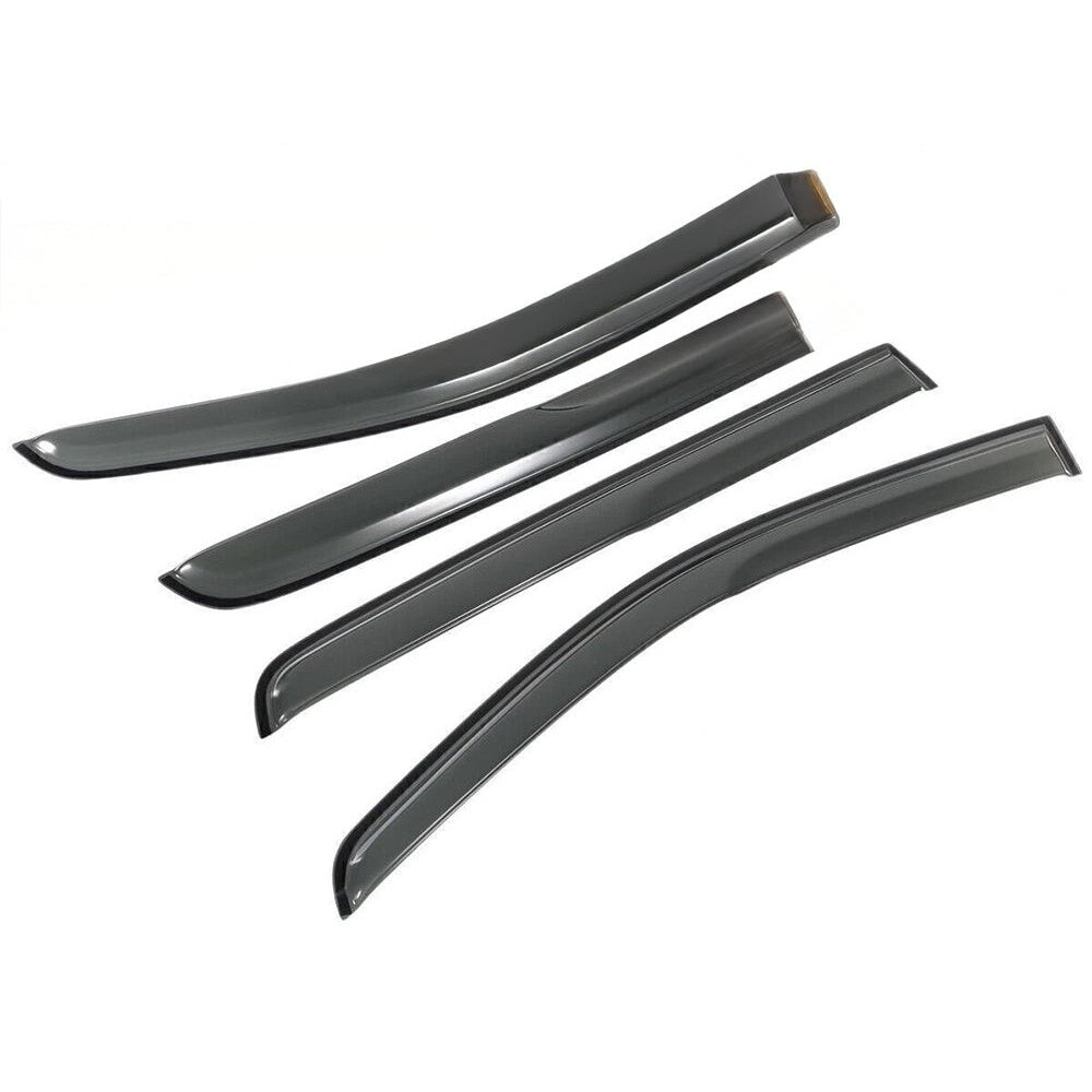 Black window visors on Ford Ranger side windows